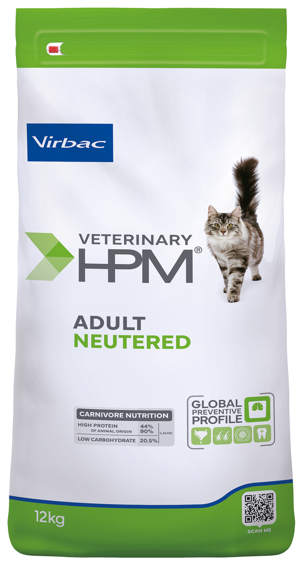 packshot produit adult neutered cat 12kg