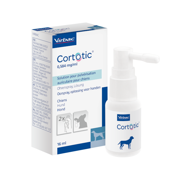 Cortotic Solution Pulvérisation Auriculaire Chien | Virbac, image size:600x600