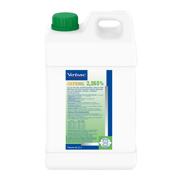 Oxfenil 2,265 Suspension Buvable Bovins Ovins Caprin | Virbac
